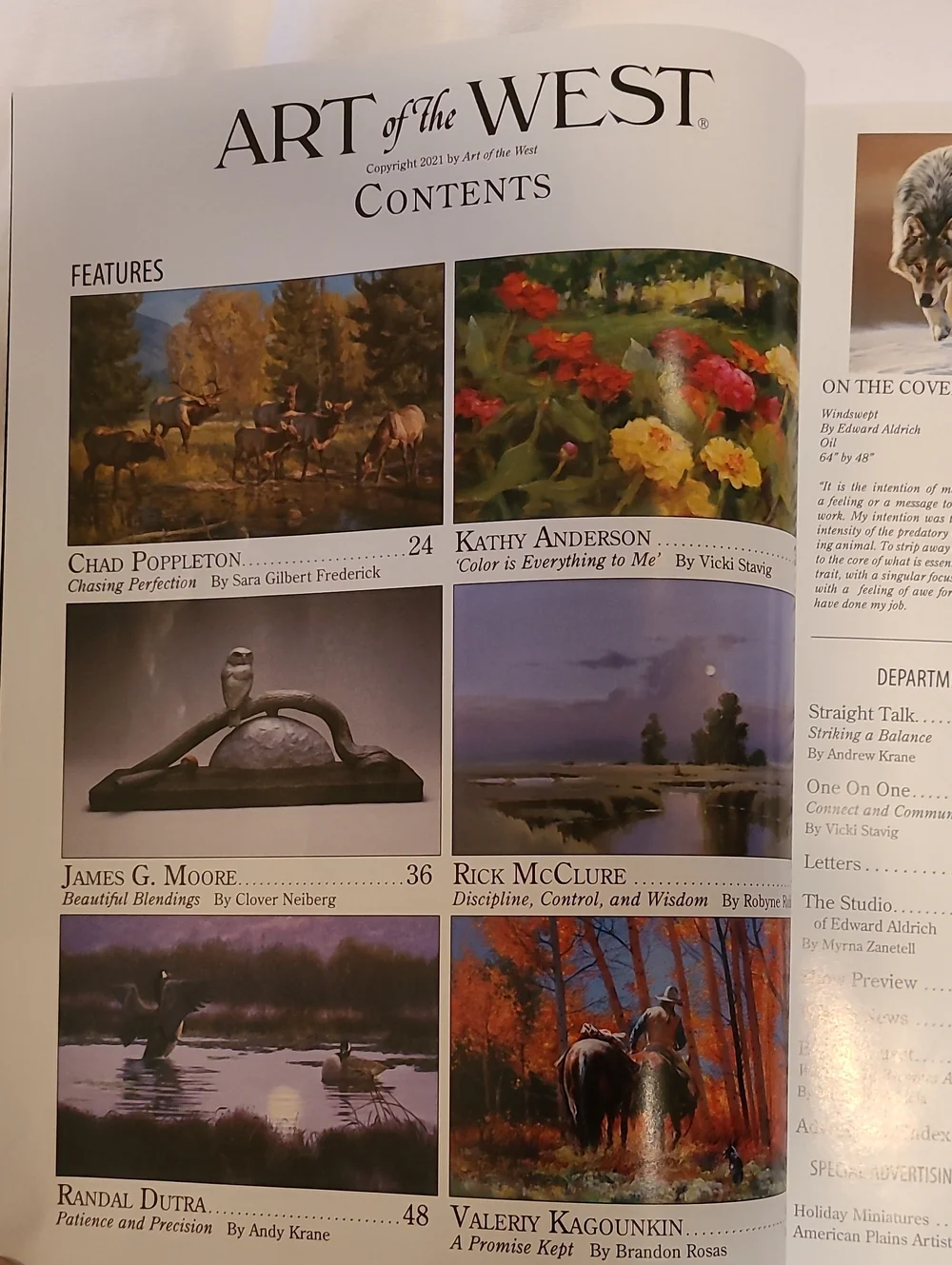 Art Of The West 3 Issues, Beautiful Art & Stories Magazine Jan 2022 Sep Nov 2021